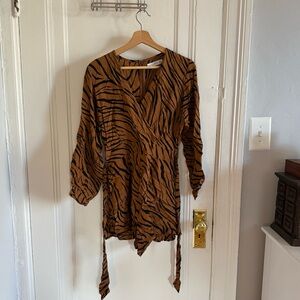 Faithfull the Brand Tiger Print Romper